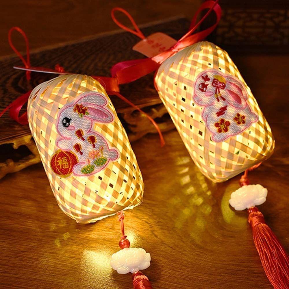 

Luminous Middle Autumn Festival Lantern Hand Made Rabbit Lantern Craft Toys Style E