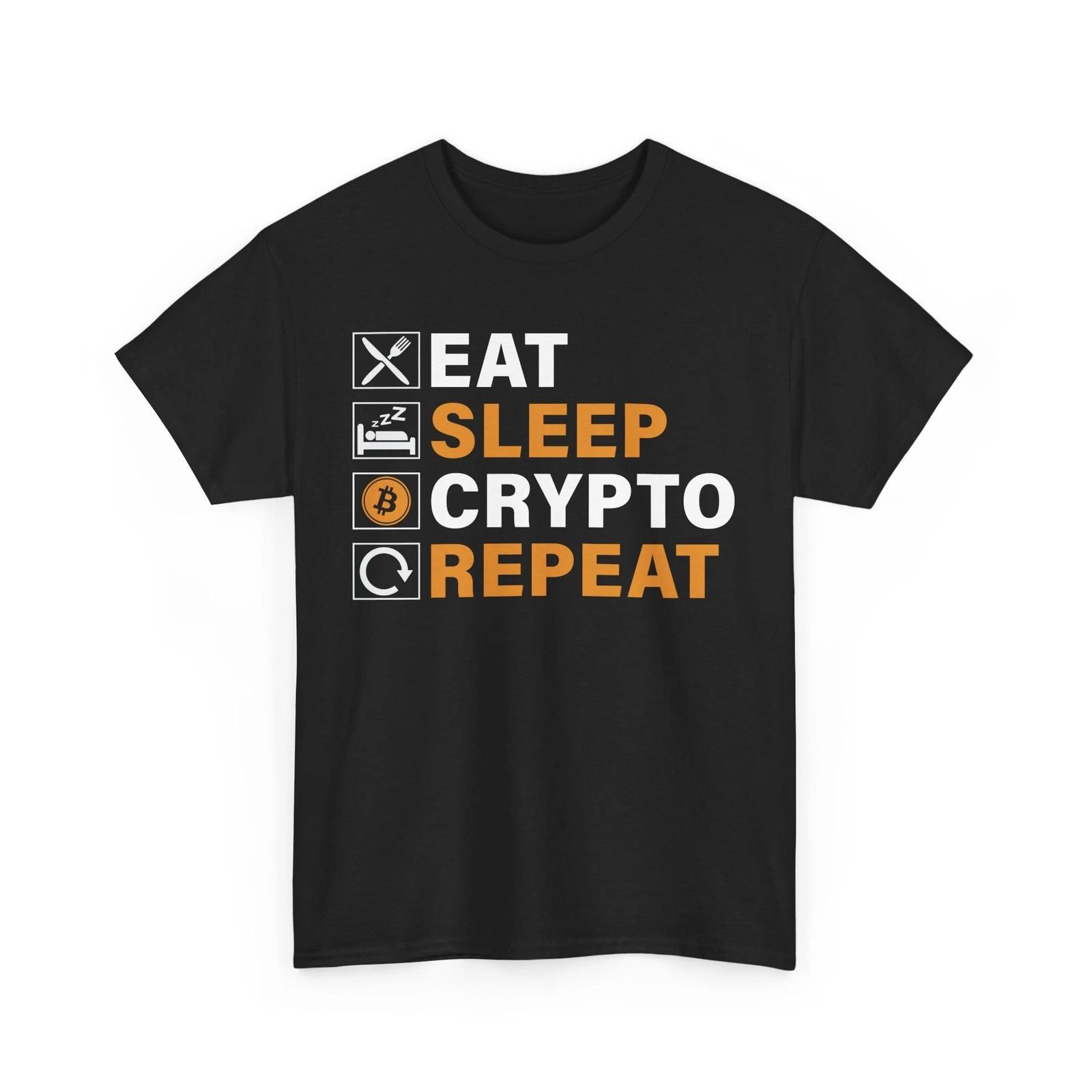 Crypto is the Future T-Shirt – Bitcoin Blockchain BTC Investor Graphic Tee L
