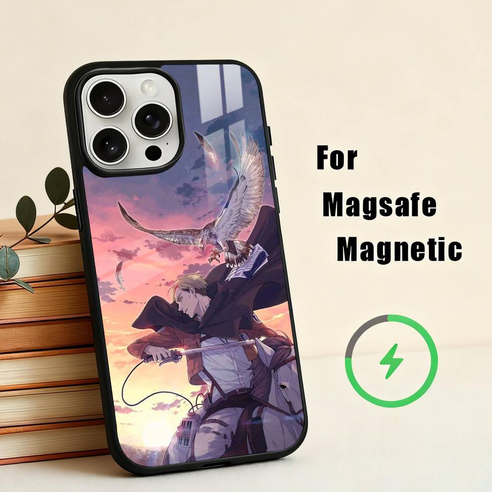 A-anime E-Erwin S-Smiths-S Phone Case For iPhone17,16,15,14,13,12,11 Plus,Pro Max Magnetic For Magsafe Wireless Charging