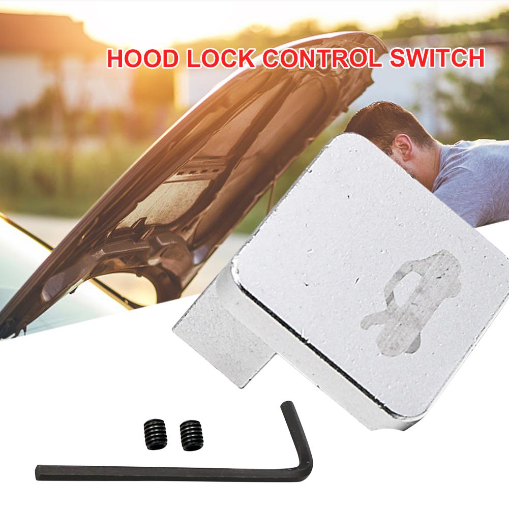 Kit de reparare a mânerului Kit de reparare de eliberare a mânerului din aluminiu Kit de reparare anti-zgârieturi Blocare capota motorului Încuietoare capac capotă pentru Honda CR-V 1997-2006