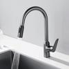 Gunmetal Pull-Out Kitchen Faucet