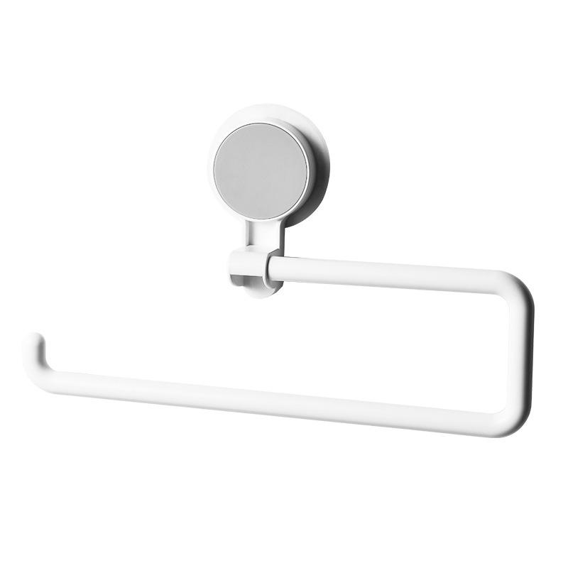 Kitchen No-Drill Cabinet Paper Towel & Wrap Rack