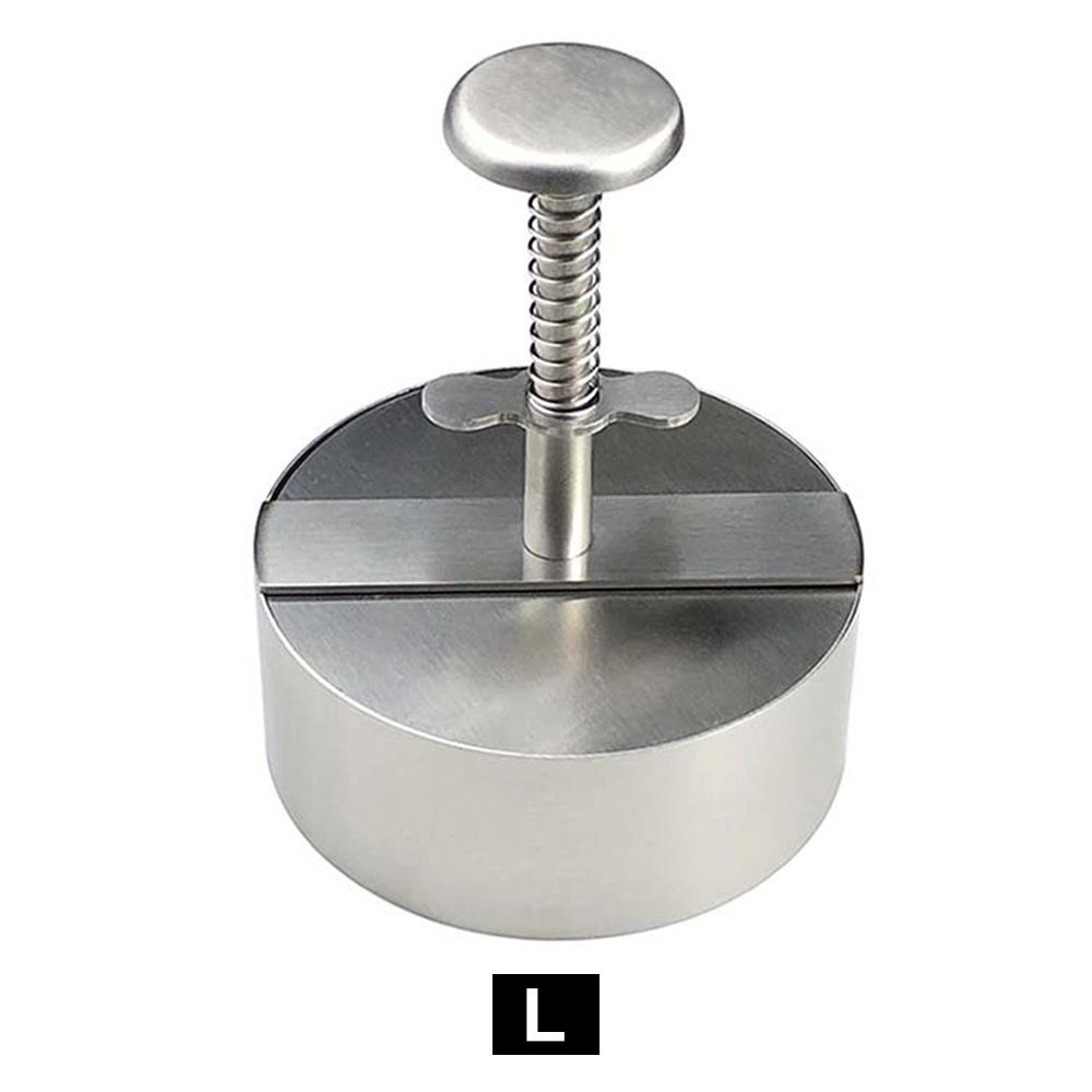 Hamburgerpresse aus Edelstahl, antihaftbeschichtet, für Hamburger, Hackbraten, Reispresse, Schweinefleisch, Rindfleisch, Frikadellenform, verstellbare Küchenwerkzeuge