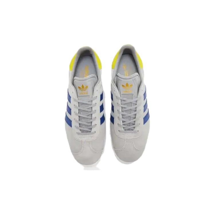 Adidas Originals Gazelle Versatile Comfortable Shock Absorbing Durable Low Top Sneakers Men Sneakers Gray Blue IE6955