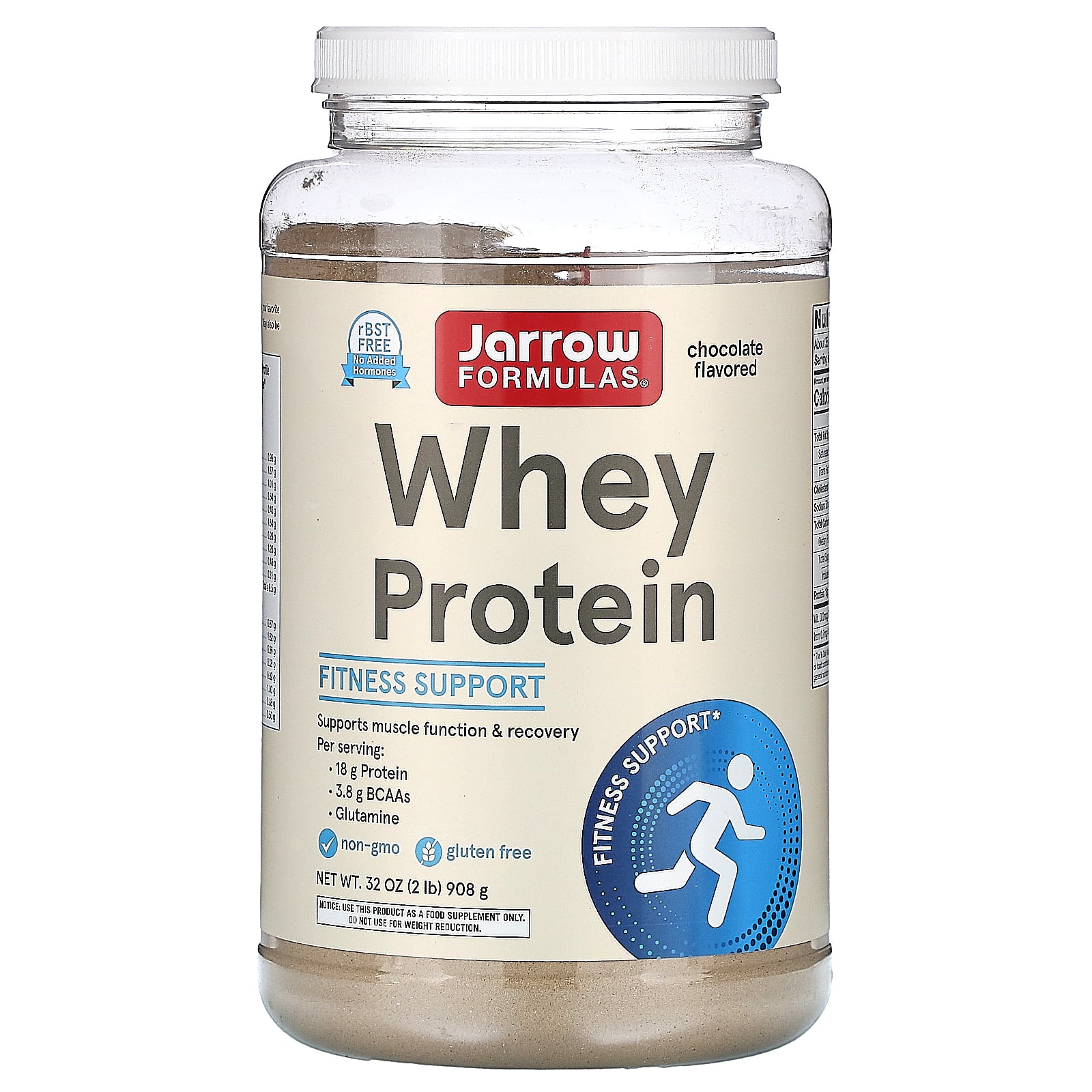 

Jarrow Formulas, Whey Protein, Chocolate, 2 lbs (908 g)