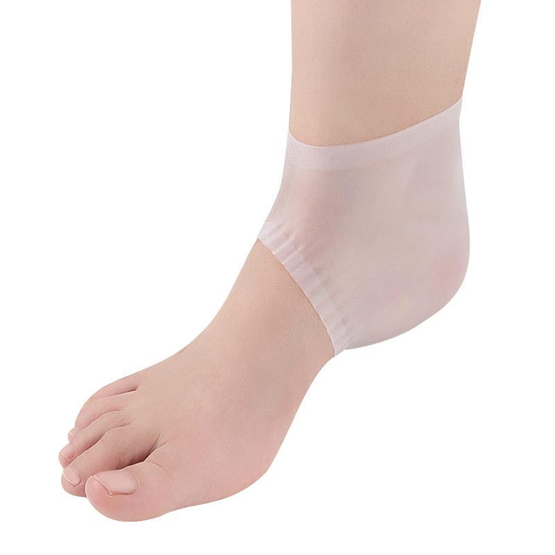 Silicone Heel Cover Foot Protection Soft and Comfortable Women's Heel Socks Protective Cover Men's Foot Protection Heel Silicone Heel Cover
