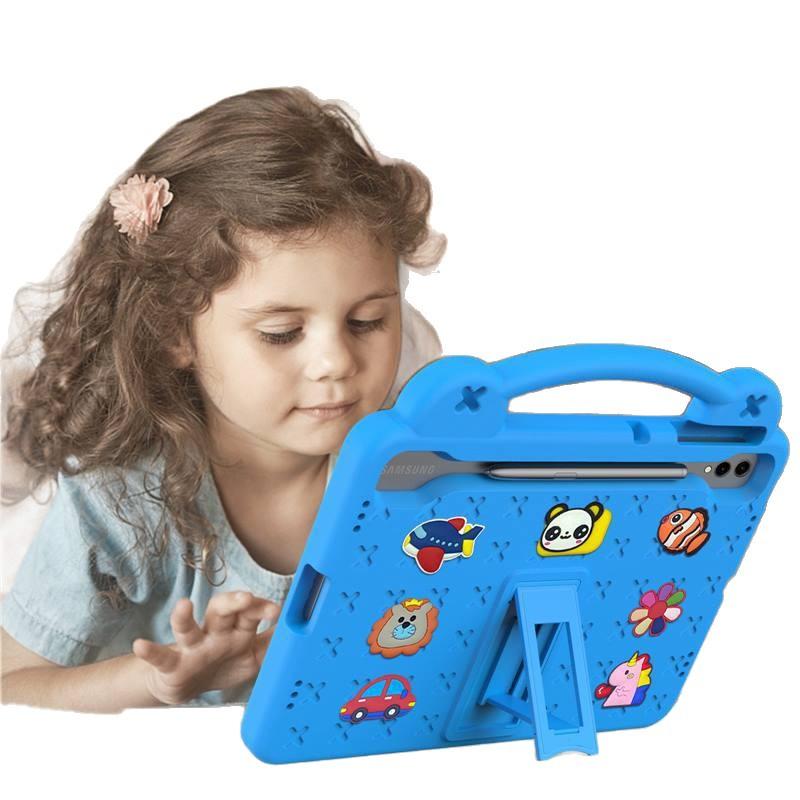 Suitable for Samsung S10 Plus/S9 Plus/S8 Plus X820 tablet, children's cartoon anti-drop protective case
