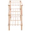 Shoe Rack with 3 Shelves Solid Pine Wood