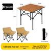 Portable Folding Chair and Table Set for Camping, Fishing, Dining, Street Vendors, Barbecue, and Outdoor Self-Driving Tours.