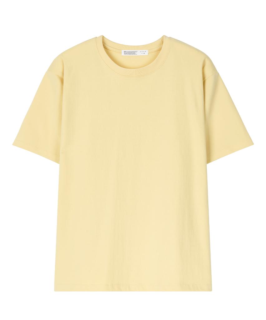 KNOUUN Soft Round T-Shirts (Yellow)