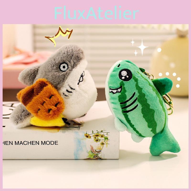 Shark Funny Plush Keychain Pp Cotton Stuffed Animal Bag Decor Gift Teens Kids
