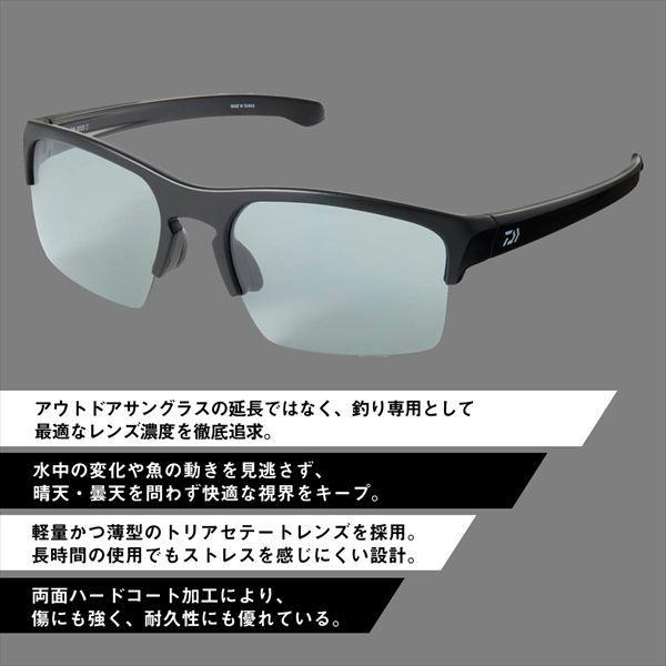 Used Daiwa Polarized Glass DN-8026 Triacetate Polarized Glass Gray Gold Mirror