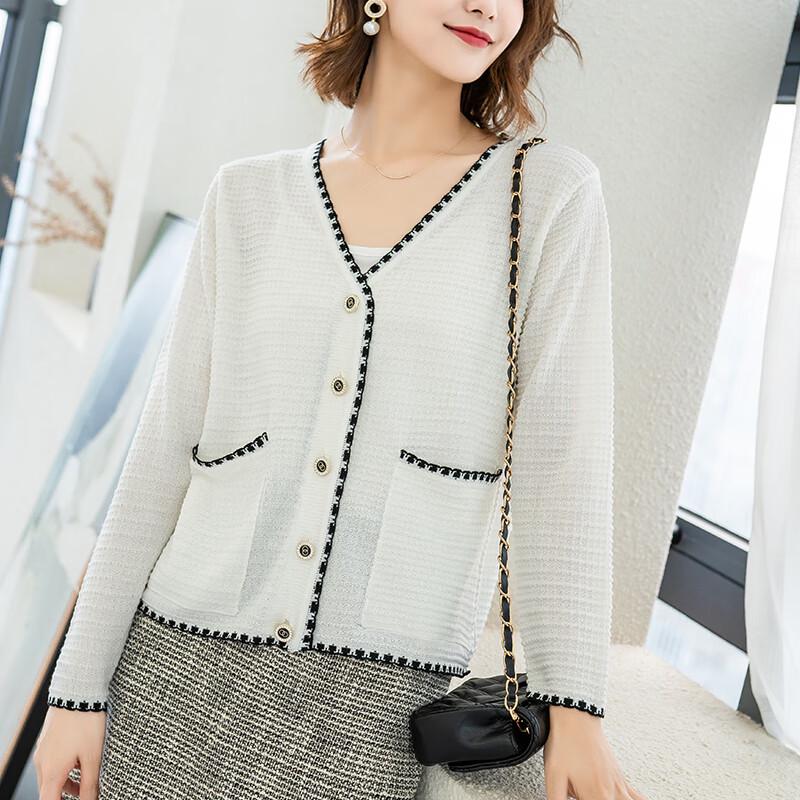 Yiliteng Women's V-Neck Knit Cardigan