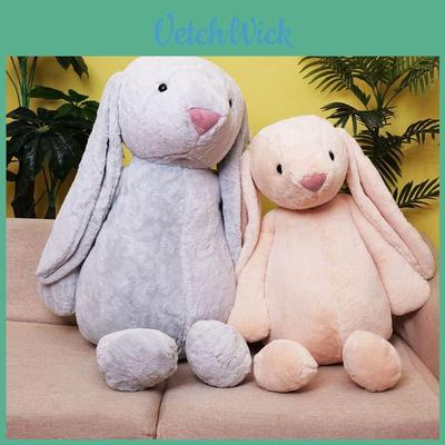 Shy Bunny Plush Toy Soft Short Pile Stuffed Animal With Pp Cotton Filling For Kids Special Characters Included