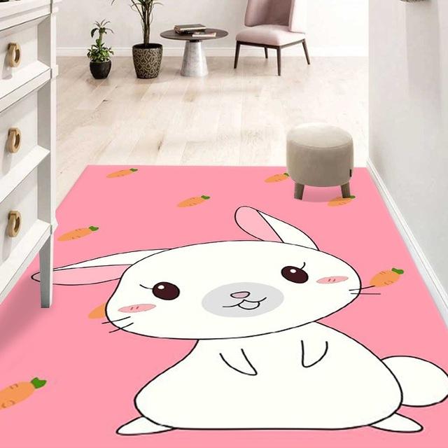 New Children 'S Bedroom Cartoon Bedside Carpet Teenage Girls Cute Cartoon Carpet Room Decorative Carpet Children Crawl Mat