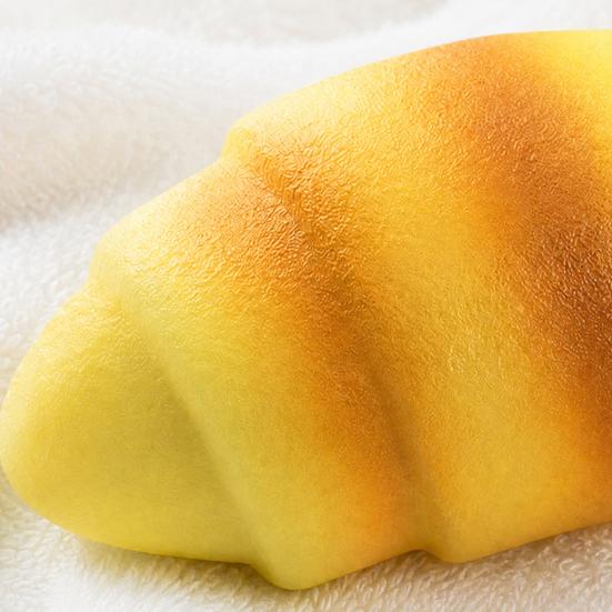 Juguete de Croissant para Aliviar el Estrés, Juguete Sensorial Fidget de Pan Simulado, Juguete de Escritorio para la Relajación del Trabajador de Oficina en Casa