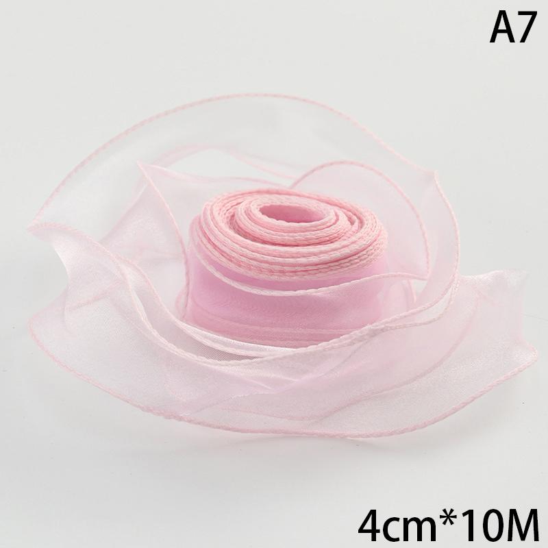 

10 м лента из пряжи «рыбий хвост» для украшения волос бантом своими руками, подарочный упаковочный материал, волнистые шелковые ленты, украшение