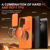 Armor Magnetic Case For Samsung Galaxy S26 S25 S24 Plus S23 Ultra A57 A37 A27 A17 A07 A56 Slide Camera Protect Ring Holder Cover