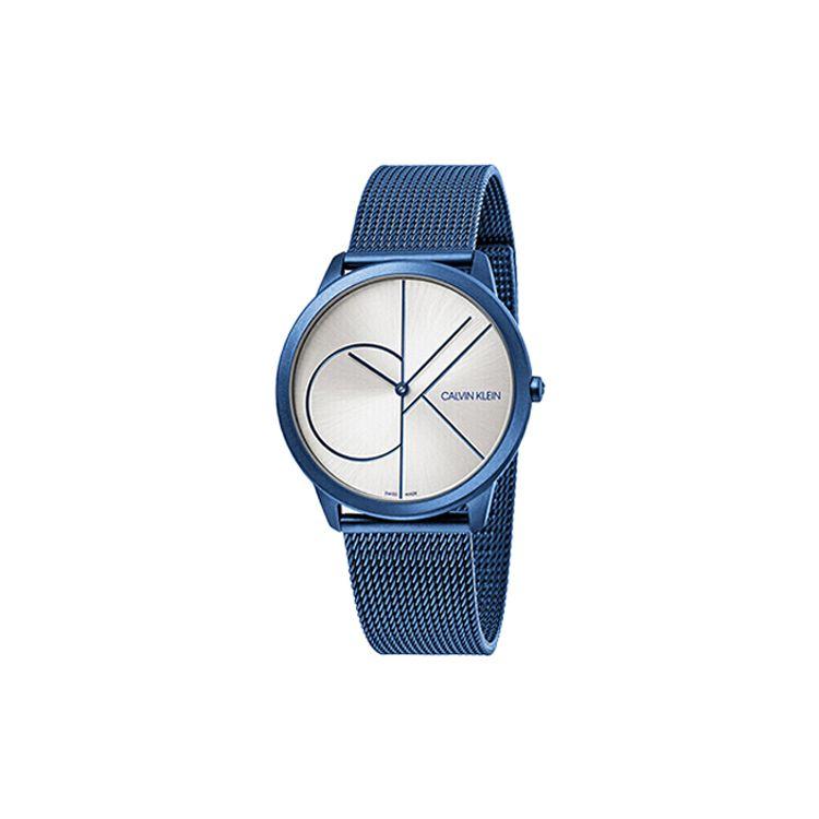 

Calvin Klein Ck Minimalist Series Quartz Watch Unisex watches Silver K3M51T56 Regular Watch Box,Silver Dial Blue Strap