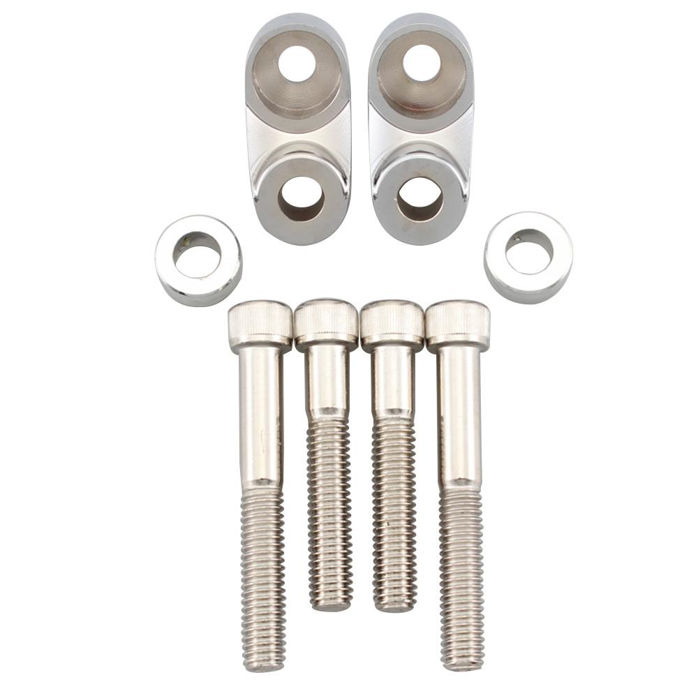 39mm/49mm Tubes Motorcycle Turn Signal Light Relocation Kit Front Indicator Mount Bracket For Harley Dyna FXR Sportster XL883