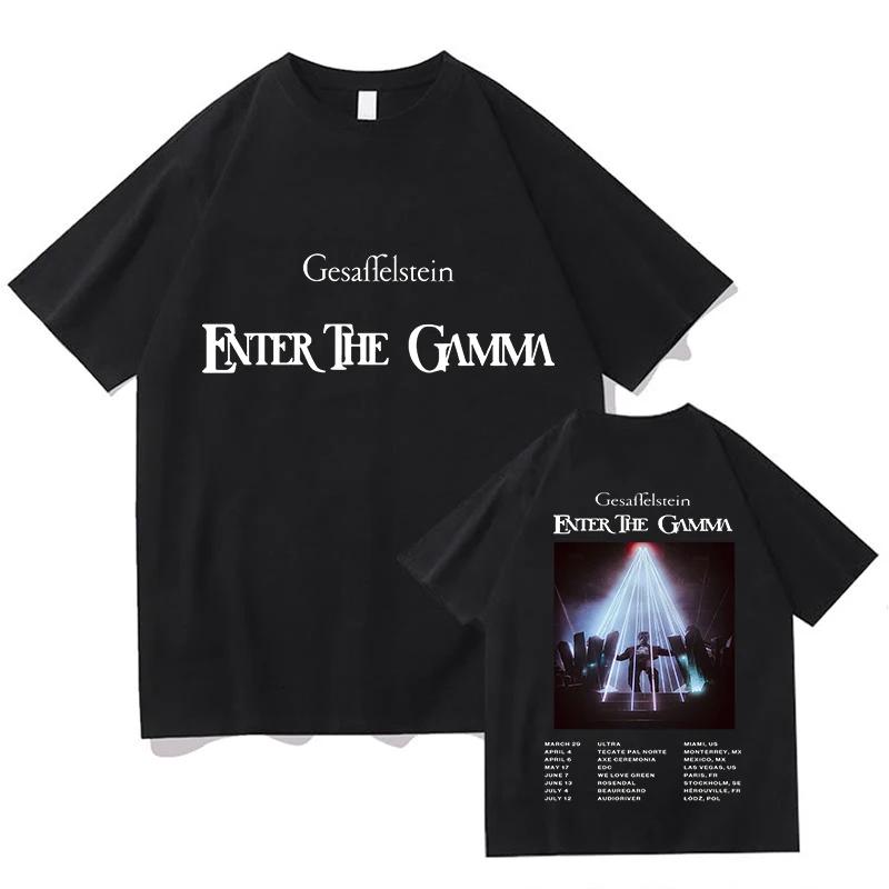 Gesaffelstein Enter The Gamma TShirt Unisex Fashion Trendy Funny Summer Vintage Casual Aesthetic Short Sleeve Tops Fan Gifts