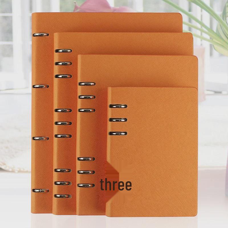 Caiet din imitație de piele PU A4/B5/A6/A5 cu copertă rigidă cu foi libere pentru birou și afaceri