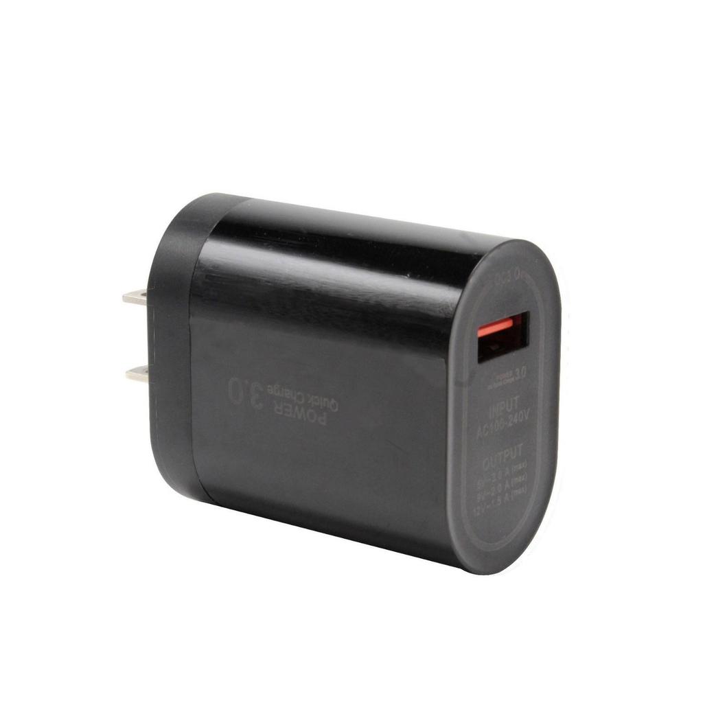 3A QC3.0 3-Port USB Fast Charger for Smartphones and Tablets