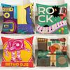 Popular R-RRetro Speaker Cushion Cover Comfortable Reversible Pillow Cover Ideal for Car Sofa Bedroom & Beyond