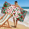 Festive candy wonderland Print beach towel, quick drying, suitable for travel, outdoor sports, jogging, the beach and swimming, gift