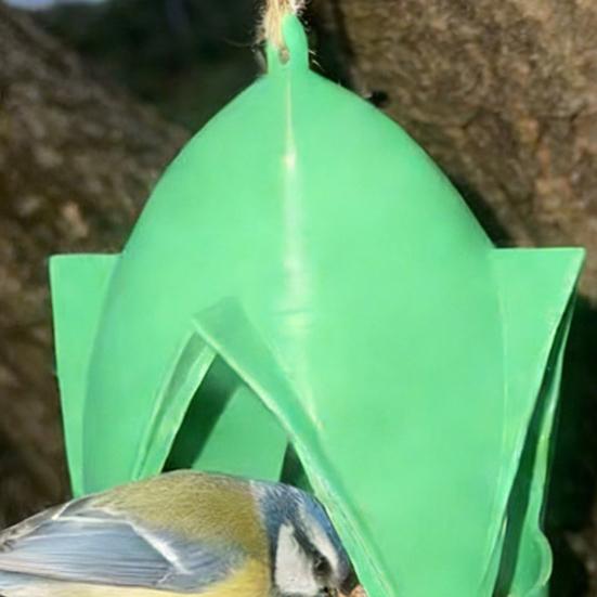 Rainproof Bird Feeder Outdoor Hanging Bird Feeder Garden Wild Bird Feeder for Backyard Balcony Patio Porch Deck Birdwatching