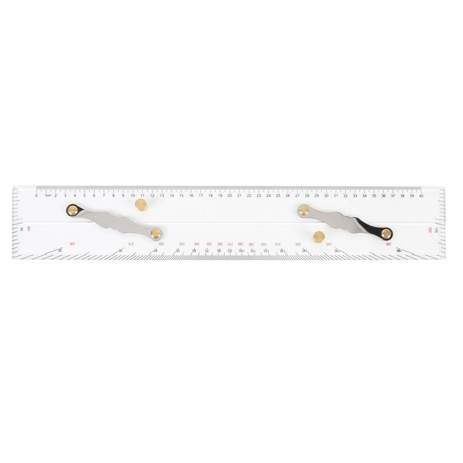 Marine Parallel Ruler 450mm Marine Navigation Parallel Ruler High Transparency Acrylic Nautical Sea Chart Plotting Tool MULTI