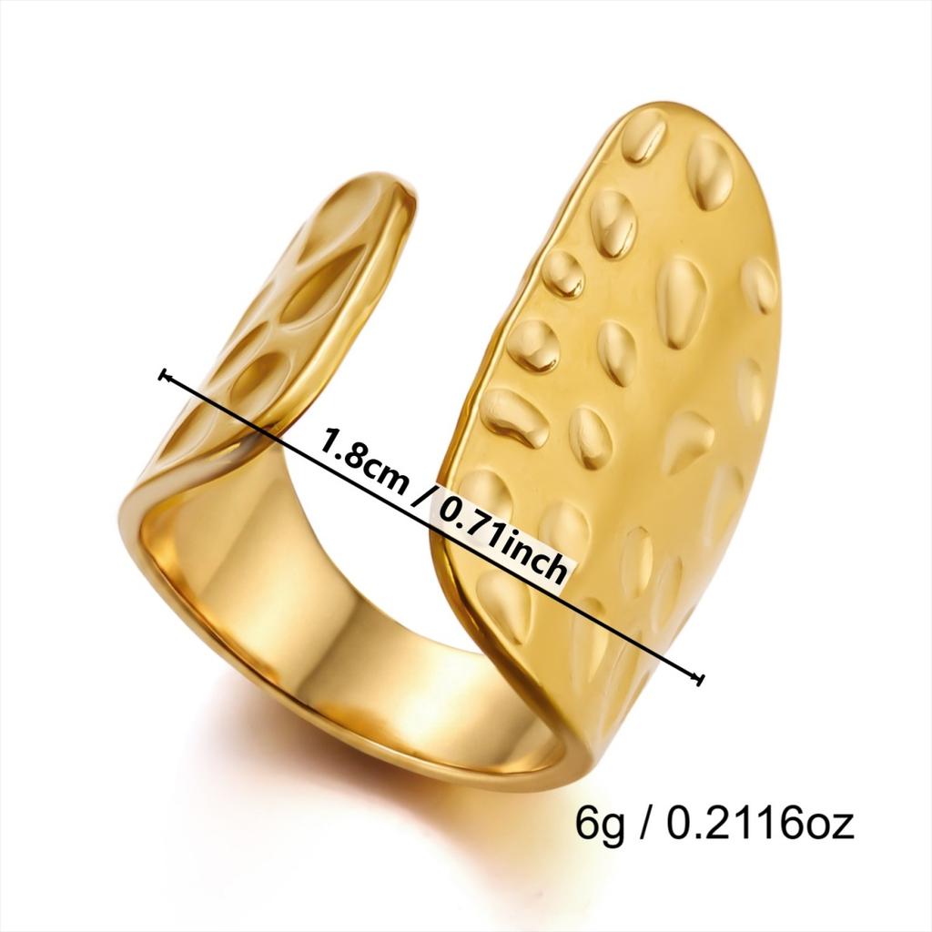 Vintage Stainless Steel Starfish Leaf Daisy Flower Wide Finger Rings For Women Men Punk Bone Honeycomb Irregular Ring Jewelry