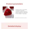 1Pcs Hot Sale Strawberry Ring Box Children's Mini Lovely Jewelry Plush Storage Valentine's Day Gift Box Jewelry Packaging Box