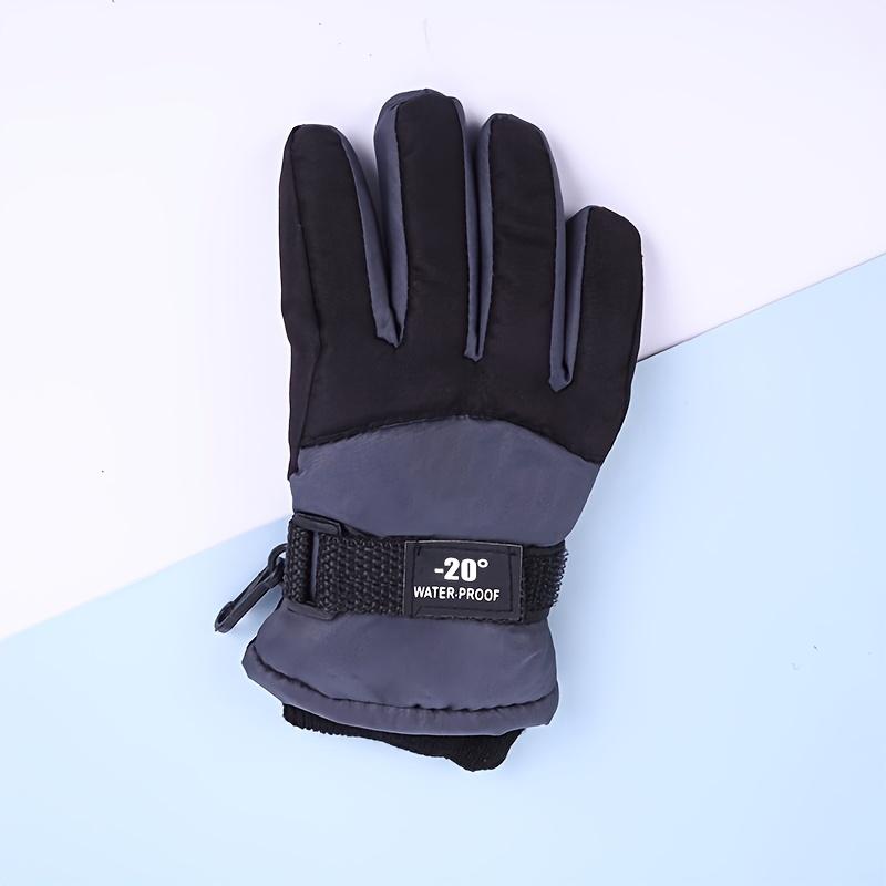 [Non-slip] Children's Ski Gloves | A Pair | Thickened Non-slip | Winter Outdoor Sports and Cycling | Suitable for Children Over 3 Years Old