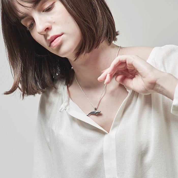 Whale2Whale Blue Whale Necklace_Ver.1_50Cm