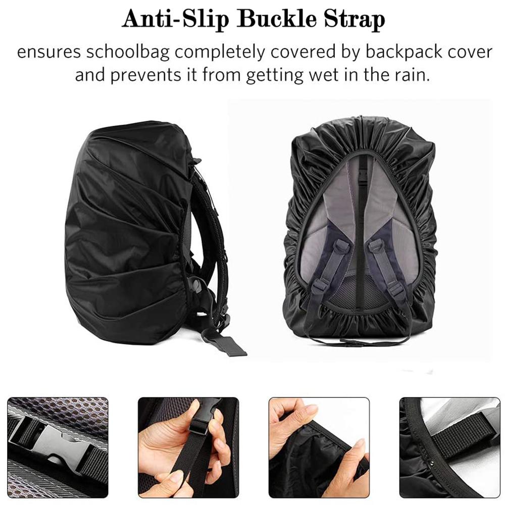 Backpack Rain Cover Waterproof Bag Cover with Reflective Belt Safety Rain Cover