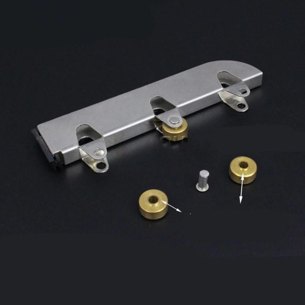 4PCS/Set 3 Copper Wheels Pulley Roller Wear-resistant Track Wheel for 5-8mm Thick Glass