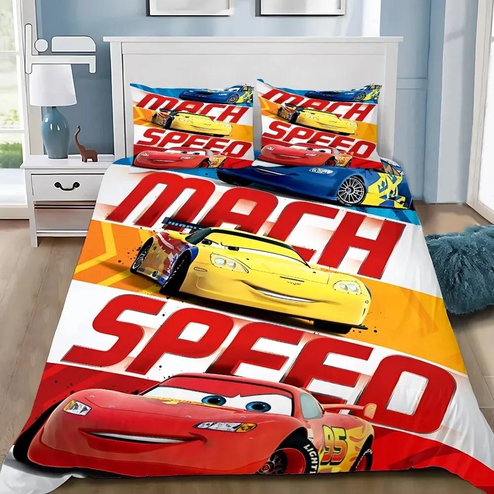 

Lightning McQuen Beding Sets ,Carton Cars Soft Duvet Cover ,Boy Children Bedclothes Bed Linen Gift ,Cars Theme Comfortable Quilt Cover 100*200cm Single