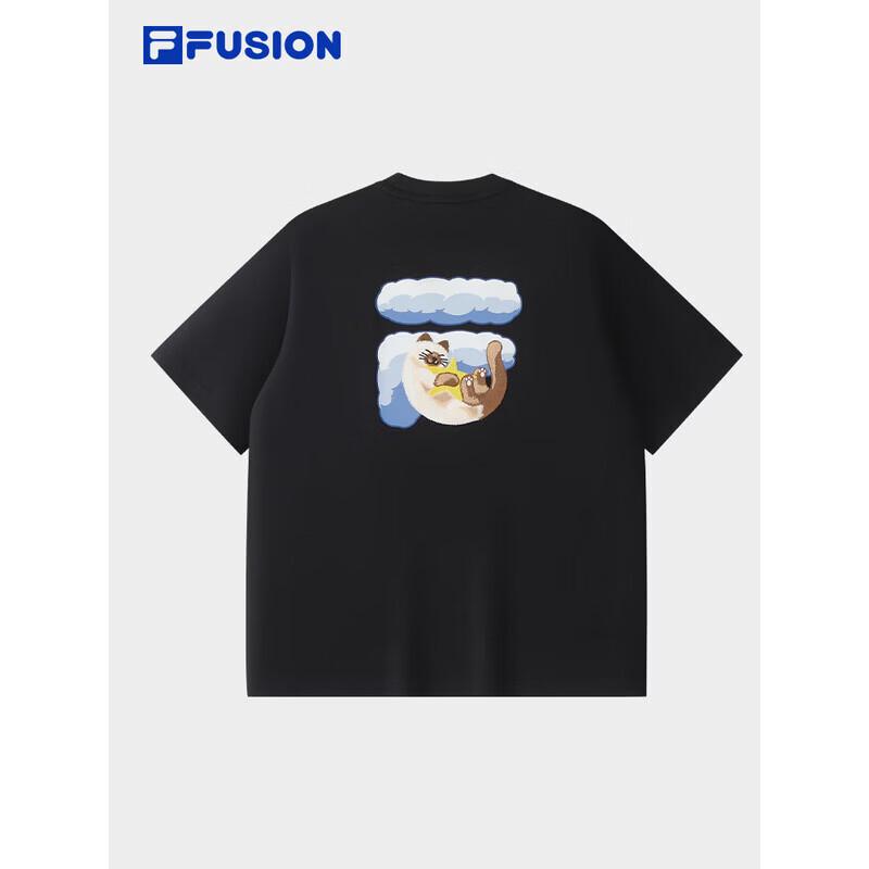 Fila FUSION Couple's Cooling Cotton Knit Short Sleeve T-Shirt