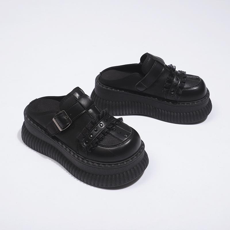 Dámské sportovní platformové sandály léto 2025: Všestranné, ležérní, duté provedení se silnou podrážkou a vnitřním zvýšením