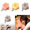 Pillow Cartoon Facial Sweet Soft Flower Shape Desk Hugs Cushion for Bedroom Office Hotel