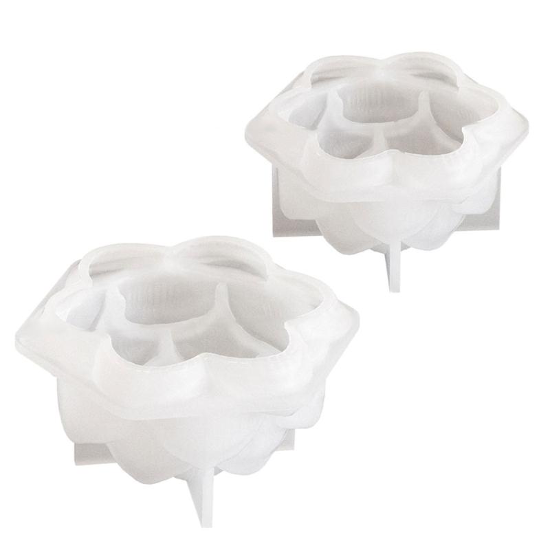 Flower Blossom Candle Molds for Making Candle Soap Christmas Present Room Decorations, Flower Candle SIlicones Molds