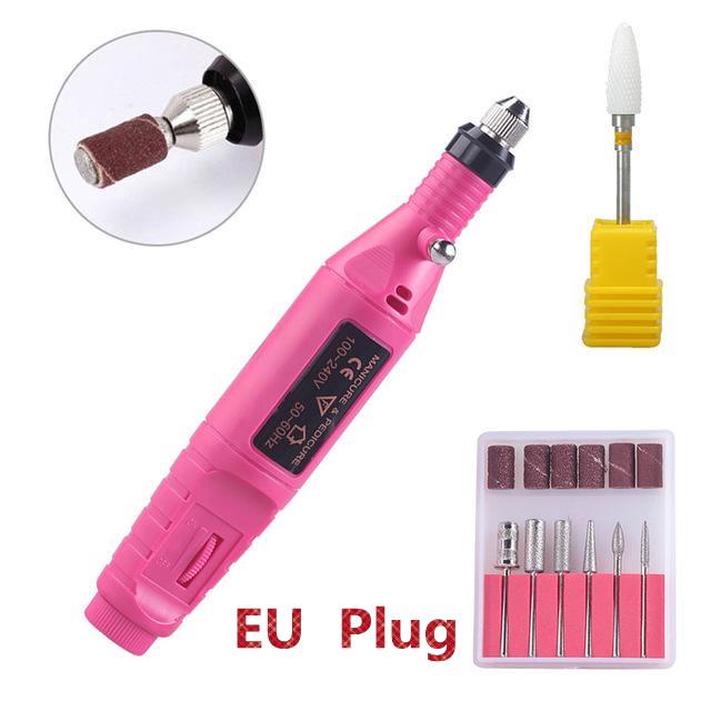 Diamond Electric Nail Drill Cutter Pedicure Electric Manicure Drill Accessory