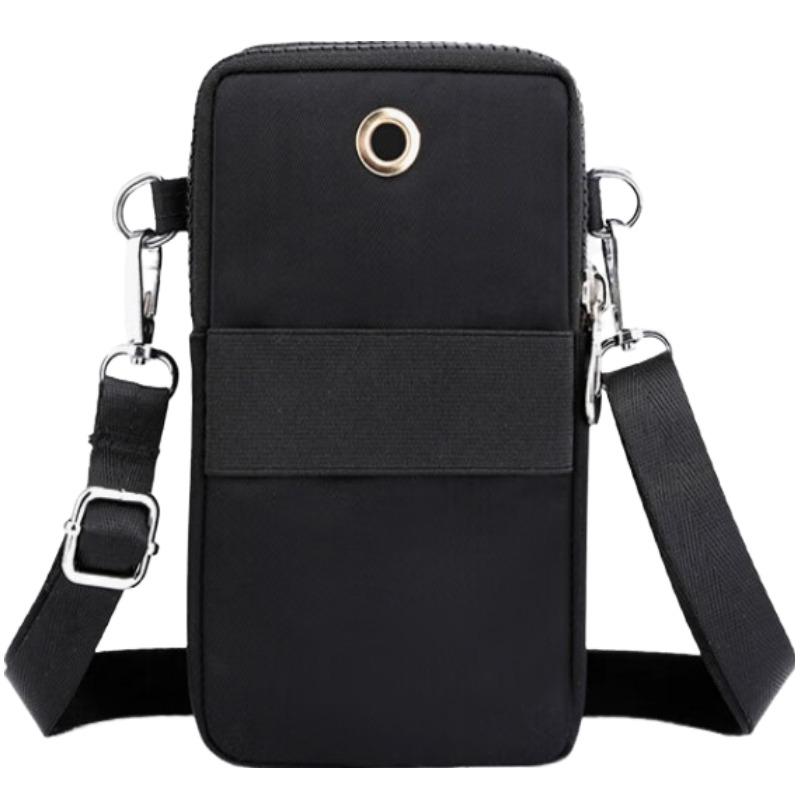 Warrior Simple Casual Phone Bag Crossbody Wrist Phone Pouch Neck Coin Purse Nylon Mini Women bags Black H2402U5613201