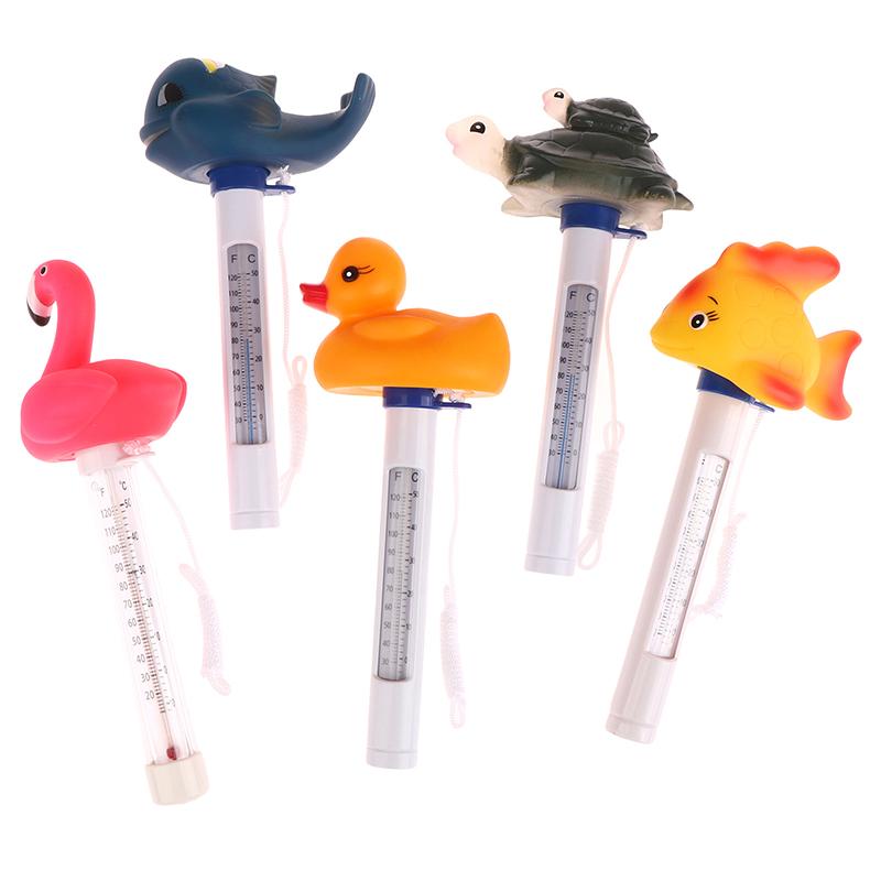 1Pc Swimming Pools Water Temperature Thermomet Fast Accurate Result Floating Cartoon Animal Water Temperature Measure Meter