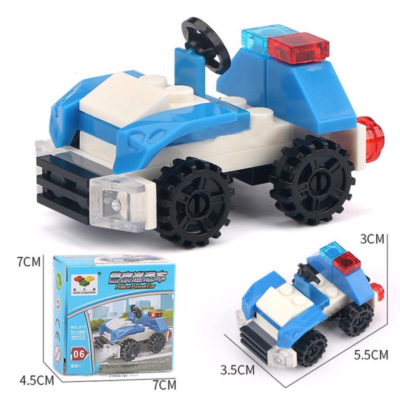 Building Blocks Engineer Truck Block Bricks Sets Educational Toys For Children Kids Gifts