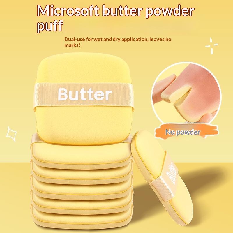 Butter Biscuit Air Cushion Puff Super Soft Becomes Bigger When Encountering Water Liquid Foundation Makeup Tool Is Double-Sided
