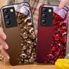 Full Diamonds For Y72 33S 11 03 36 96 Lite 35 16 Iqoo 12 V40 SE 5G 29 40 21 30 X80 Pro Vivo Tempered Glass Phone Case Black