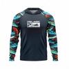 Abbigliamento da Pesca Oceanica Protezione Solare Manica Lunga Protezione UV con Cappuccio UPF50+