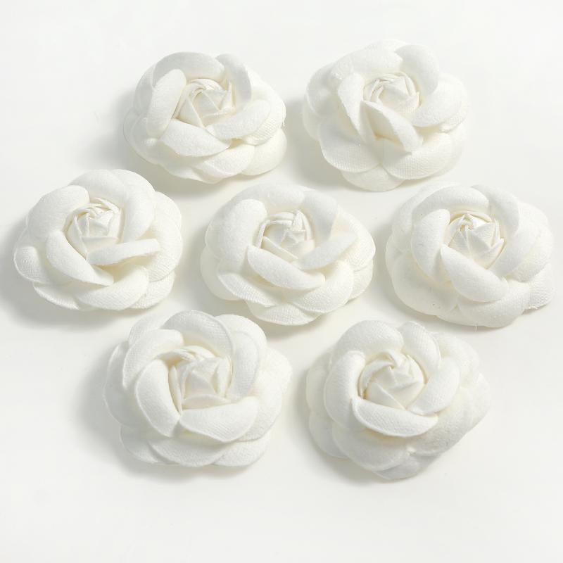 2/5Pcs Rose Artificial Flowers 5CM Fake Flowers for Home Decor Wedding Decoration DIY Craft Gifts Wreath Scrapbook Accessories